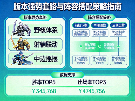 版本强势套路与阵容搭配策略指南示意图