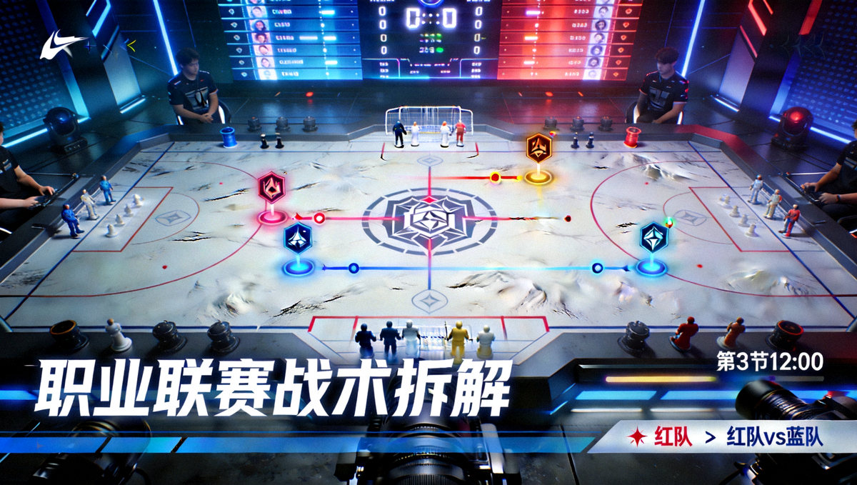 职业联赛战术动态拆解沙盘高清直播画面